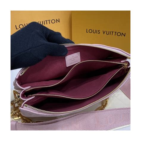 louis vuitton hot pink coussin